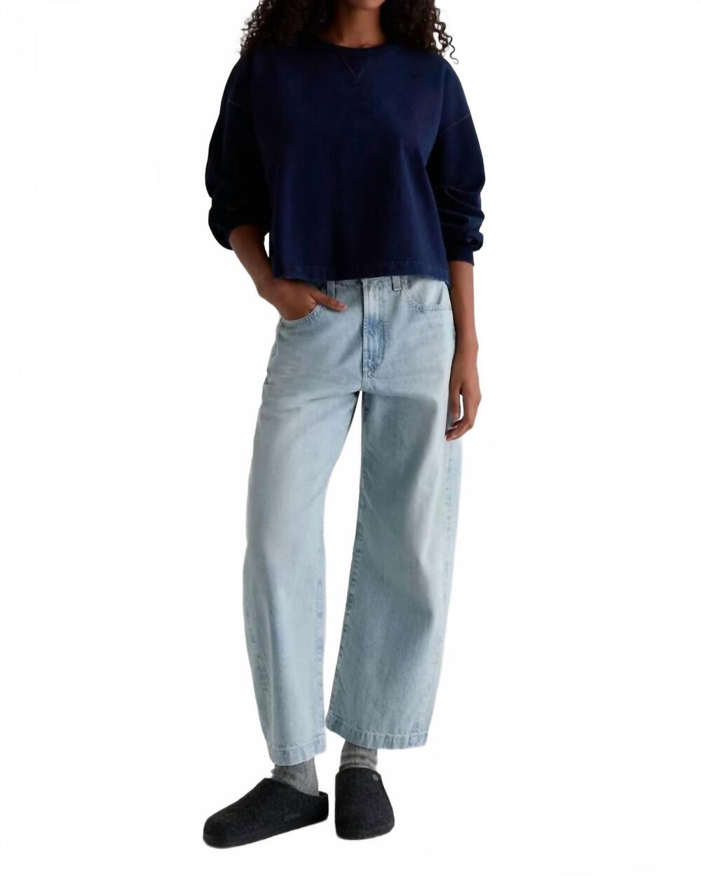 NEW AG JEANS hattie crop jeans in sunset hills